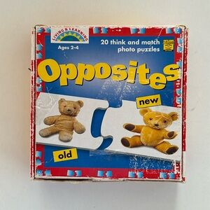 Living & learning opposites educational game.